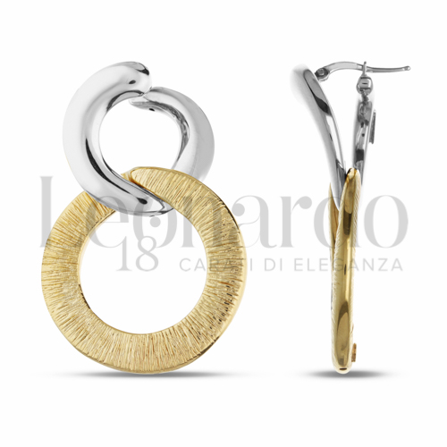 Forma Tondo in Oro Giallo e Oro Bianco da 10,4gr.