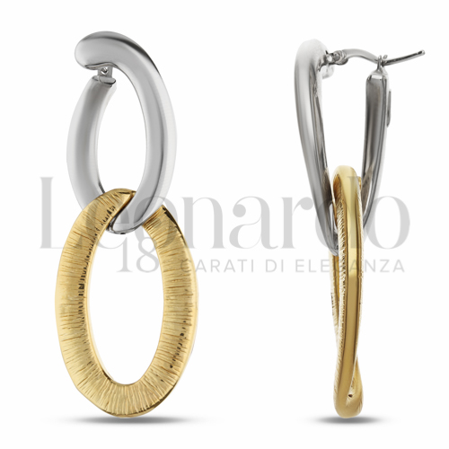 Forma Ovale in Oro Giallo e Oro Bianco da 10gr.