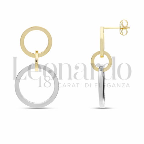 Forma Tondo in Oro Giallo e Oro Bianco da 4gr.