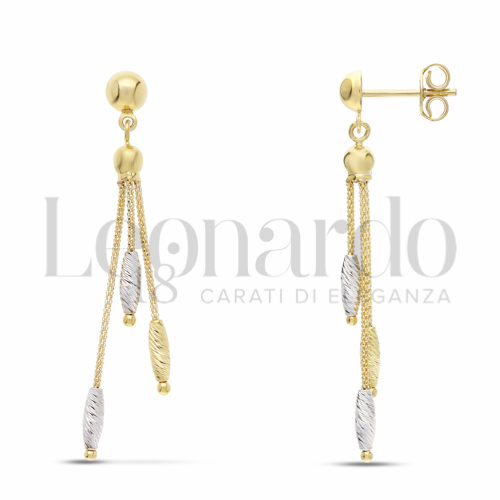 in Oro Giallo e Oro Bianco da 4,3gr.