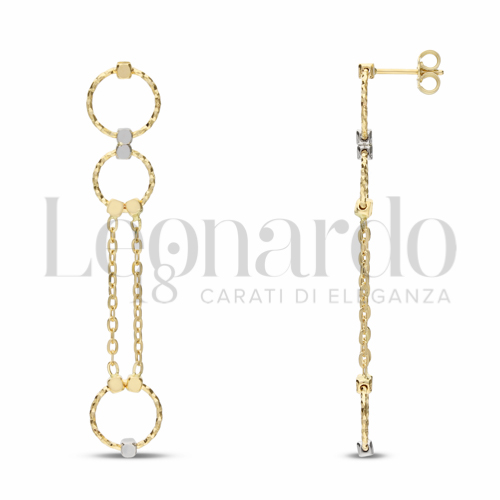 in Oro Giallo e Oro Bianco da 2,4gr.