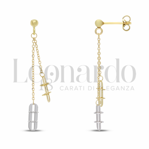 in Oro Giallo e Oro Bianco da 1,9gr.