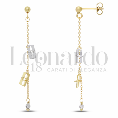 in Oro Giallo e Oro Bianco da 1,8gr.