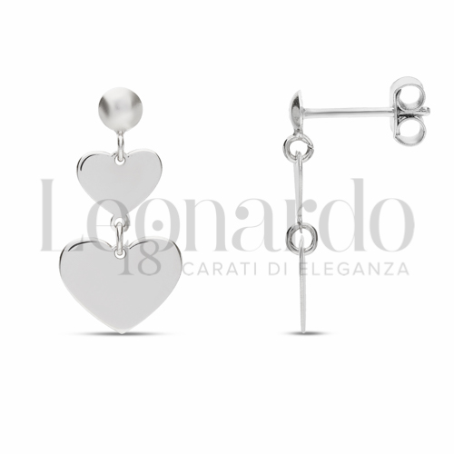 Forma Cuore in Oro Bianco da 2,2gr.