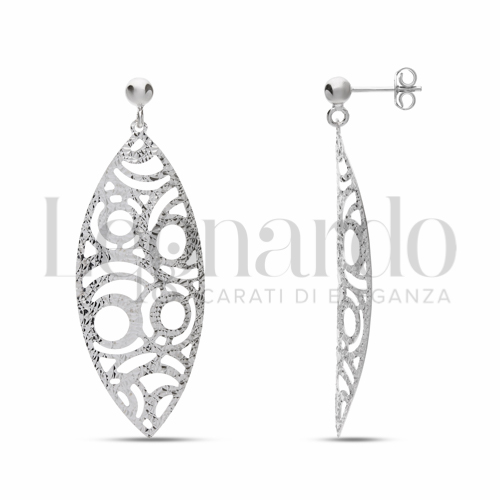 Forma Ovale in Oro Bianco da 3,6gr.