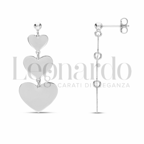 Forma Cuore in Oro Bianco da 3,8gr.