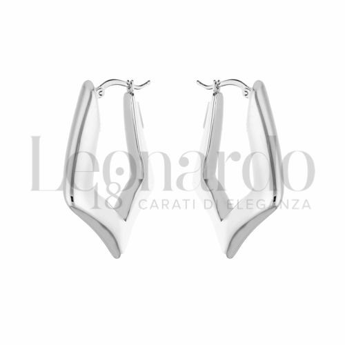 Forma Rombo in Oro Bianco da 5,1gr.