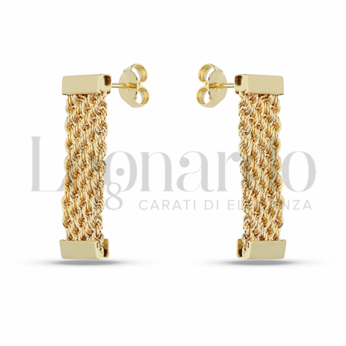 CARISSMA Collana Oro Giallo 9kt Con Catena Belcher E Moschettone, 46 Cm - Eleganza Italiana