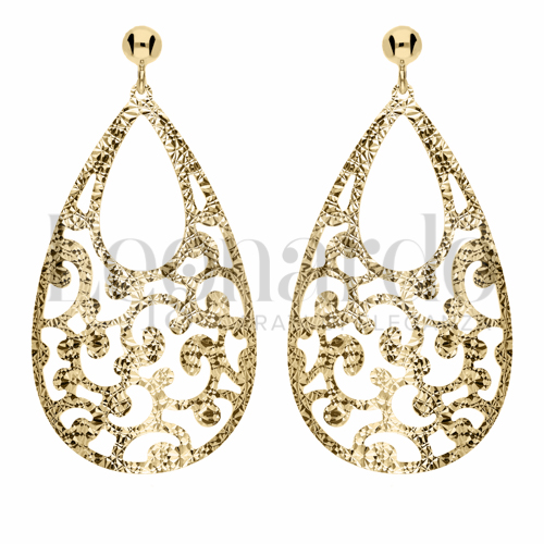 Forma Mezza Goccia in Oro Giallo da 3,7gr.