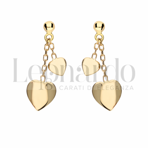 Forma Cuore in Oro Giallo da 2,1gr.