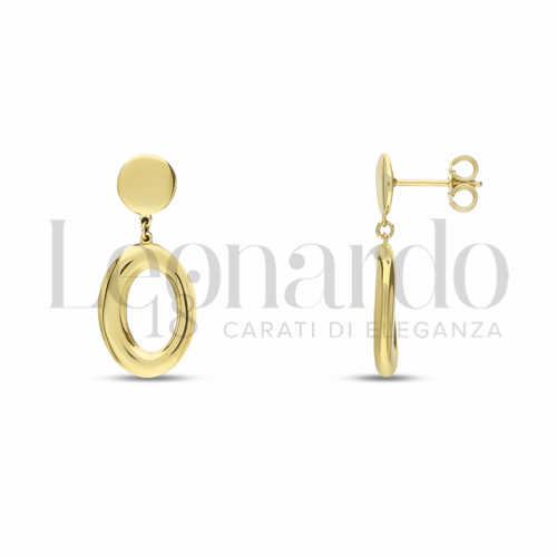 Forma Ovale in Oro Giallo da 3,9gr.