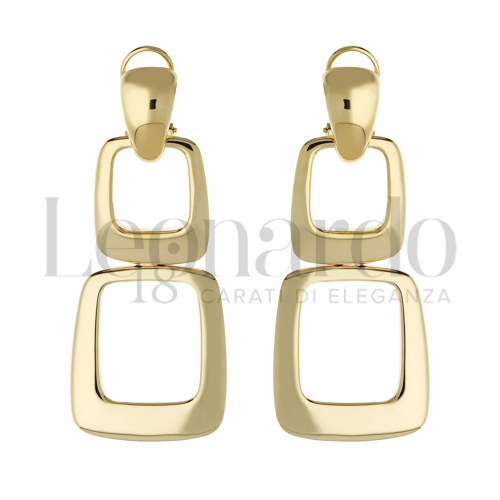Forma Quadrato in Oro Giallo da 9,3gr.