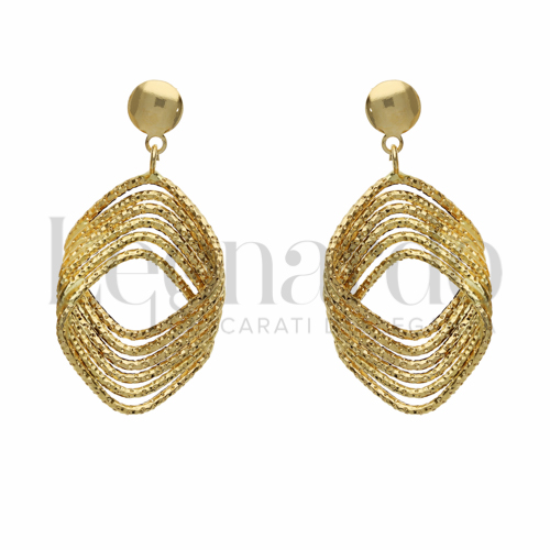 Forma Rombo in Oro Giallo da 2,6gr.