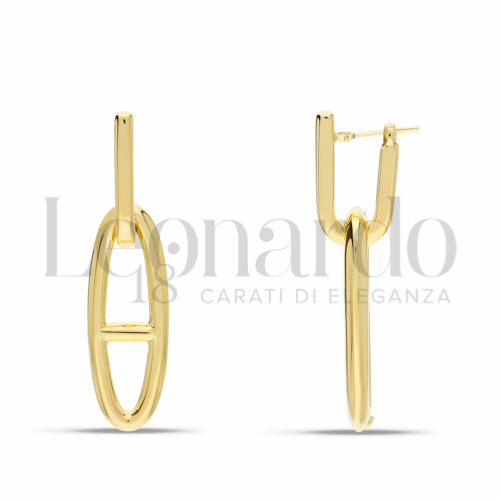 Forma Ovale in Oro Giallo da 6,4gr.