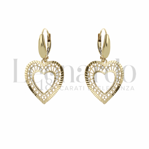 Forma Cuore in Oro Giallo da 2,9gr.