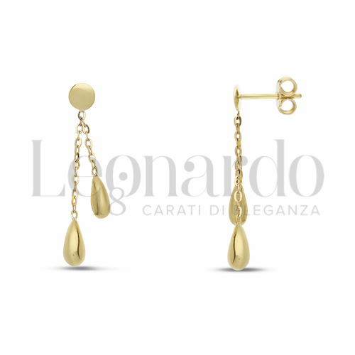 Forma Goccia in Oro Giallo da 2,4gr.