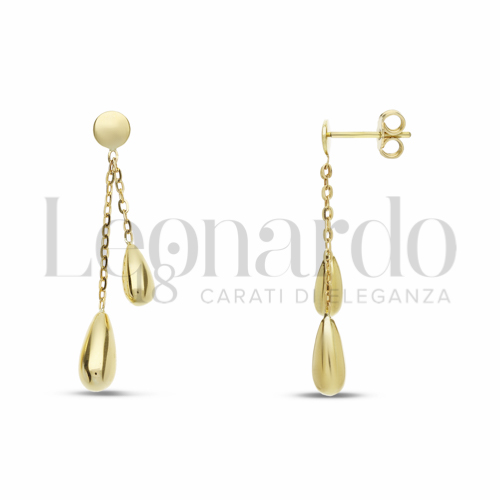 Forma Goccia in Oro Giallo da 2,7gr.