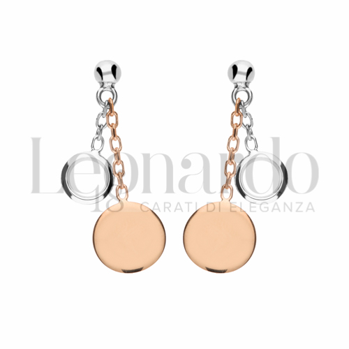 Forma Tondo in Oro Rosa e Oro Bianco da 2,1gr.