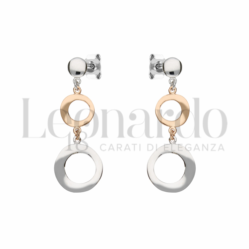 Forma Tondo in Oro Rosa e Oro Bianco da 1,8gr.