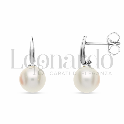 con Perla in Oro Bianco da 3,4gr.