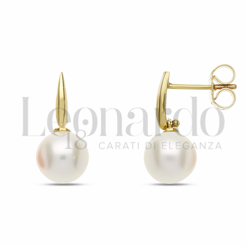 con Perla in Oro Giallo da 3,5gr.