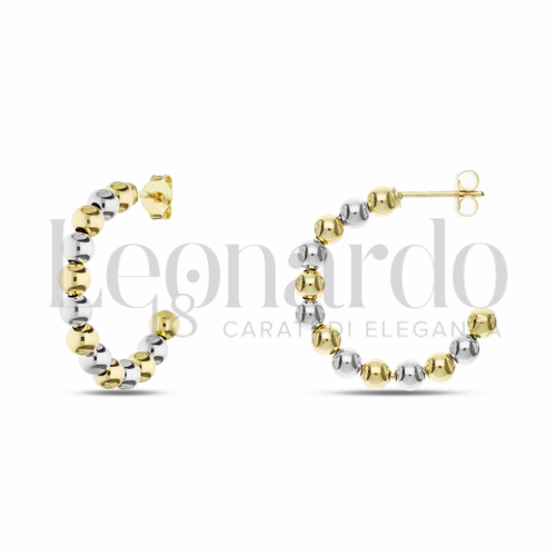 20 mm Diametro in Oro Giallo e Oro Bianco da 3,3gr.