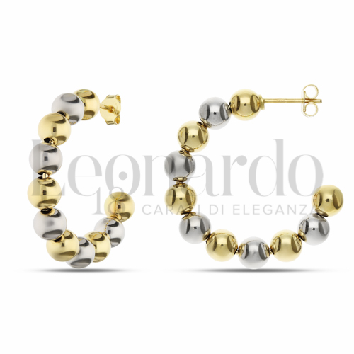 25 mm Diametro interno o misura in Oro Giallo e Oro Bianco da 5,3gr.