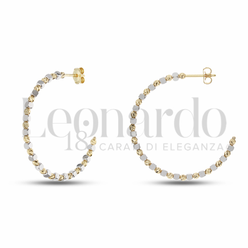 30 mm Diametro interno o misura in Oro Giallo e Oro Bianco da 3,6gr.