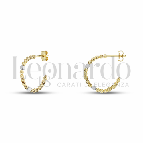 15 mm Diametro interno o misura in Oro Giallo e Oro Bianco da 1,9gr.