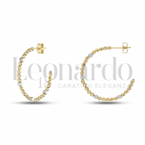 25 mm Diametro interno o misura in Oro Giallo e Oro Bianco da 2,8gr.