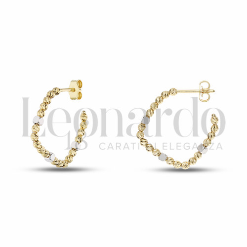 16 mm Diametro interno o misura in Oro Giallo e Oro Bianco da 2,2gr.