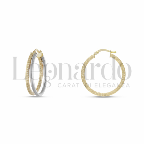 20 mm Diametro interno o misura in Oro Giallo e Oro Bianco da 2,9gr.