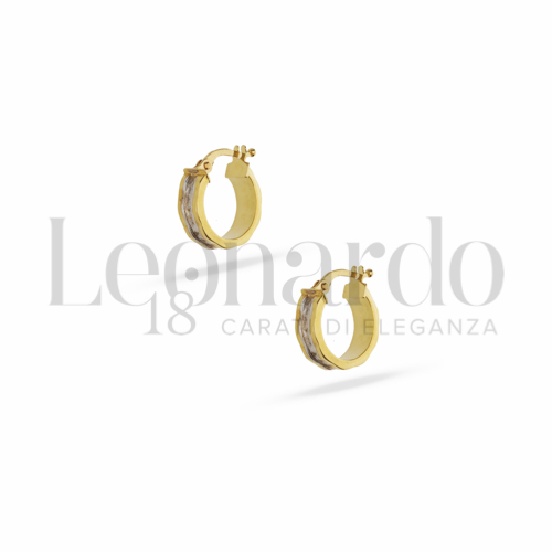 10 mm Diametro in Oro Giallo e Oro Bianco da 1,6gr.