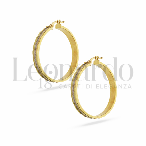 30 mm Diametro in Oro Giallo e Oro Bianco da 3,5gr.