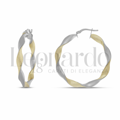 30 mm Diametro interno o misura in Oro Giallo e Oro Bianco da 2,9gr.