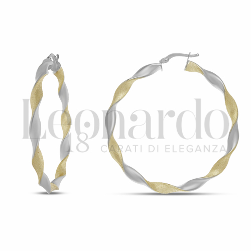 40 mm Diametro interno o misura in Oro Giallo e Oro Bianco da 3,9gr.