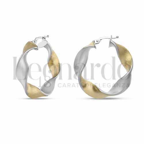 20 mm Diametro interno o misura in Oro Giallo e Oro Bianco da 4,4gr.