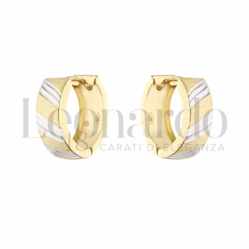 10 mm Diametro interno o misura in Oro Giallo e Oro Bianco da 2,3gr.