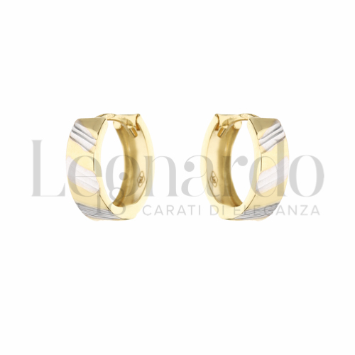 10 mm Diametro interno o misura in Oro Giallo e Oro Bianco da 1,4gr.