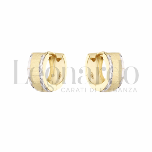 8 mm Diametro interno o misura in Oro Giallo e Oro Bianco da 1,9gr.
