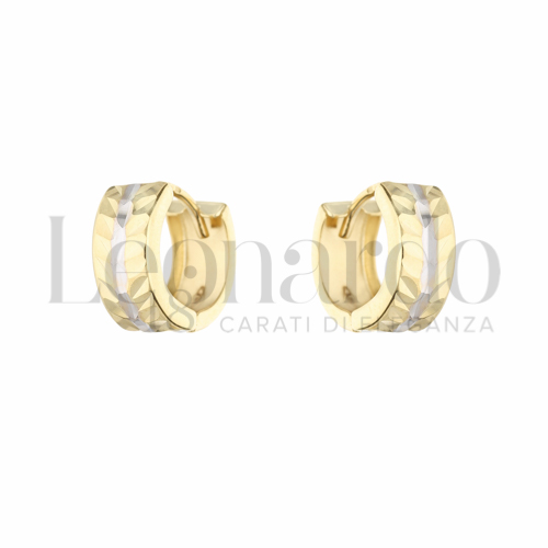 8 mm Diametro interno o misura in Oro Giallo e Oro Bianco da 1,8gr.