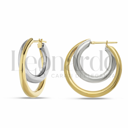 25 mm Diametro interno o misura in Oro Giallo e Oro Bianco da 7,5gr.