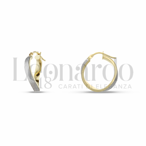 15 mm Diametro interno o misura in Oro Giallo e Oro Bianco da 1,5gr.