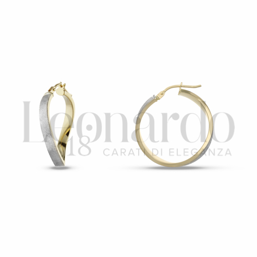20 mm Diametro interno o misura in Oro Giallo e Oro Bianco da 1,9gr.