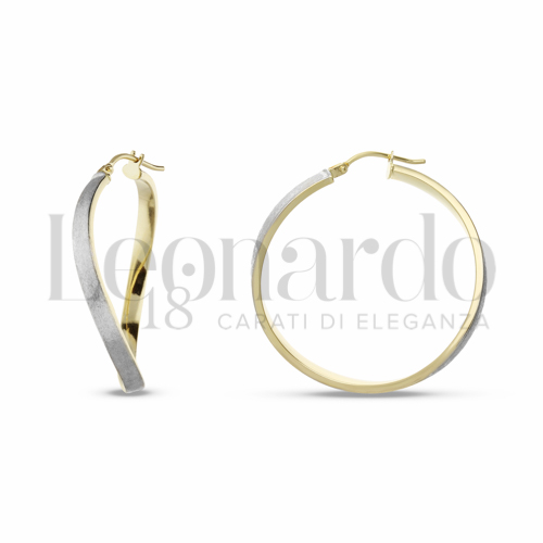 30 mm Diametro interno o misura in Oro Giallo e Oro Bianco da 2,4gr.