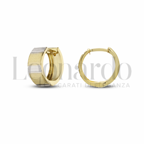 12 mm Diametro interno o misura in Oro Giallo e Oro Bianco da 2,1gr.