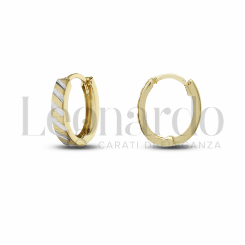 9x12 mm Diametro interno o misura in Oro Giallo e Oro Bianco da 1,5gr.