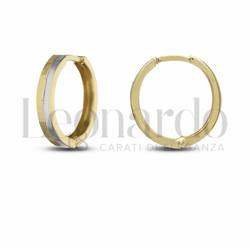 14 mm Diametro interno o misura in Oro Giallo e Oro Bianco da 1,9gr.