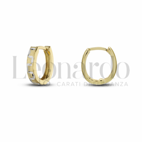 9x12 mm Diametro interno o misura in Oro Giallo e Oro Bianco da 1,5gr.
