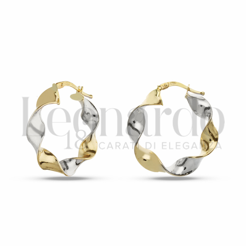 20 mm Diametro interno o misura in Oro Giallo e Oro Bianco da 3,1gr.